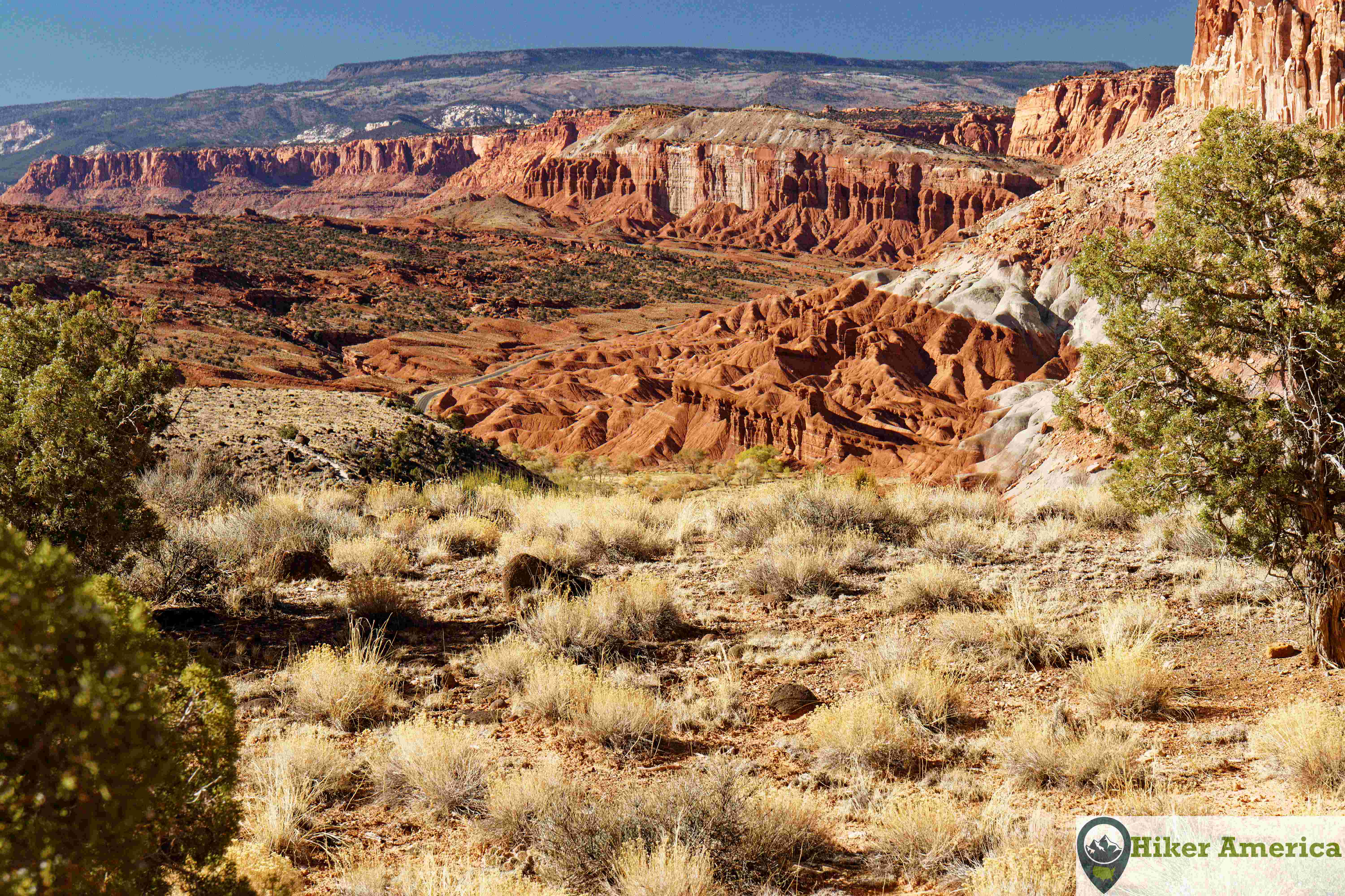 Stunning landscape from the trail.